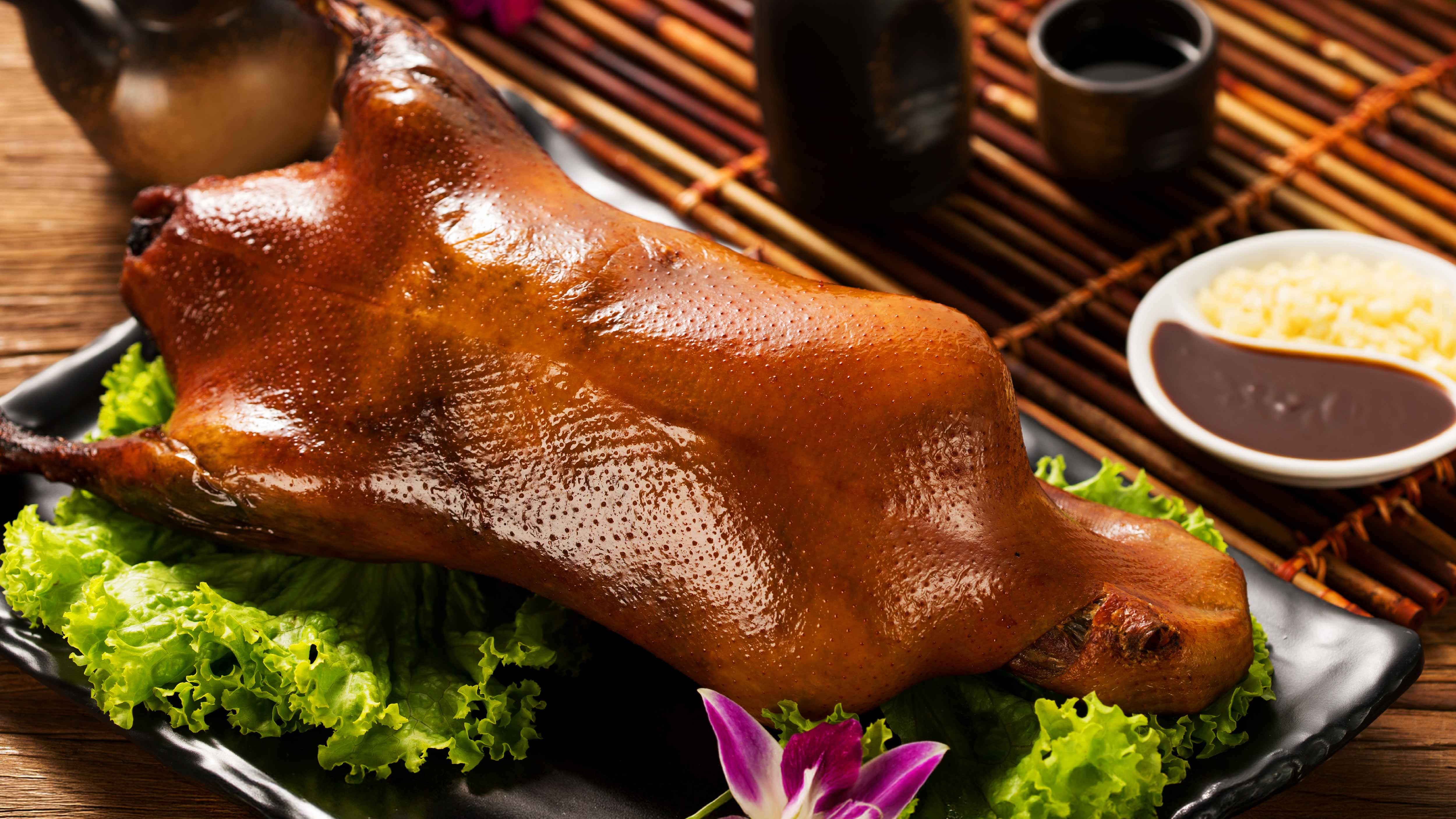 Welcome the Lunar New Year with our Cantonese Peking Duck Set — golden crispy skin, juicy meat and classic accompaniments, perfect for sharing prosperity and new beginnings.